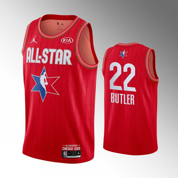 Camiseta Jimmy Butler 22 All Star 2020 Rojo Nino